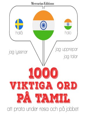 cover image of 1000 viktiga ord på tamil